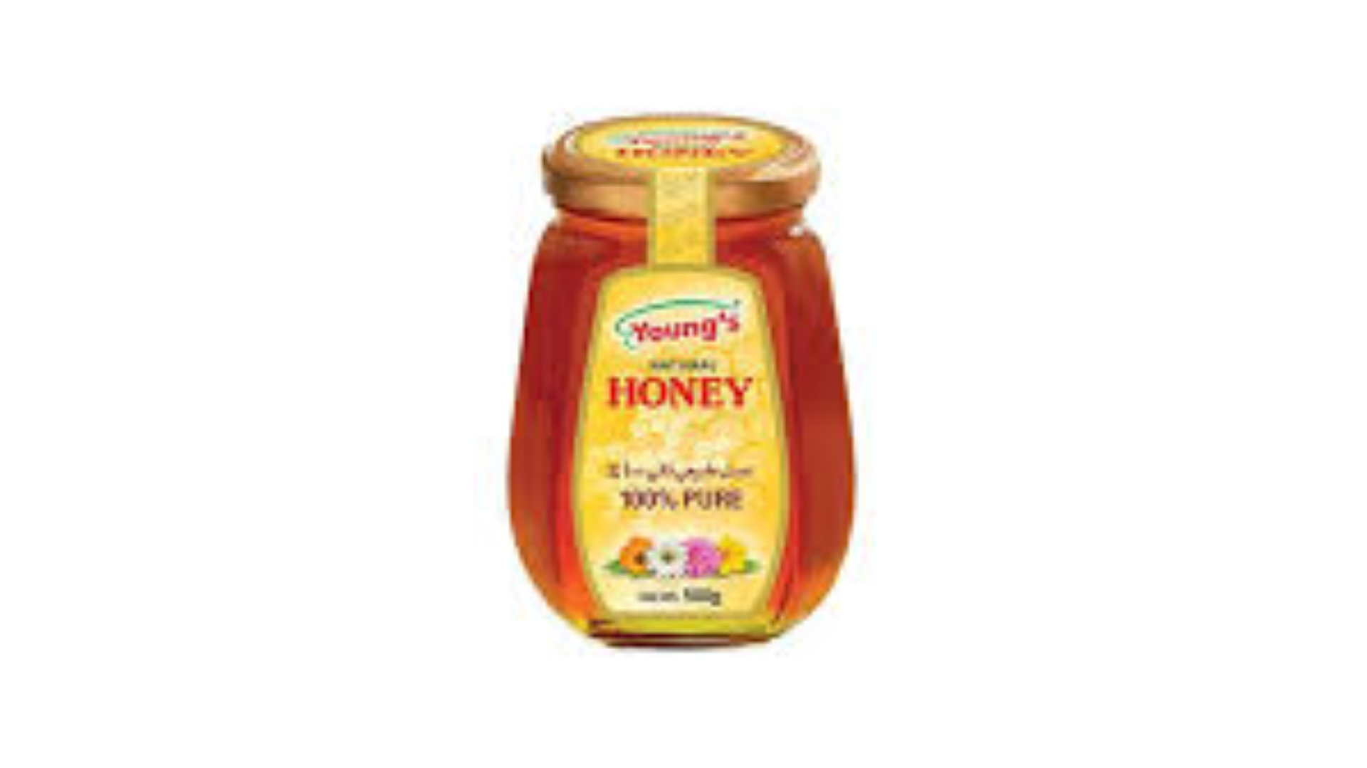 YOUNGS NATURAL HONEY 500G GLASS
